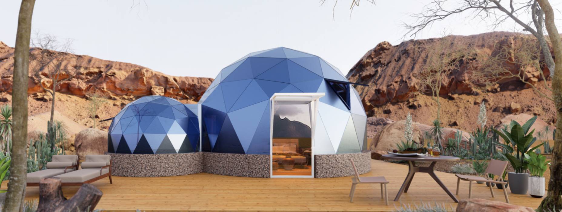 乐东球形智能光伏玻璃星空房